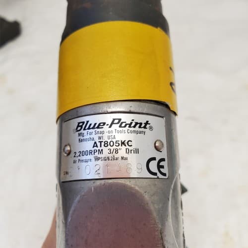 Blue Point AT805KC 2200RPM 3/8" Air Pneumatic Drill AL25 - Thumbnail 5