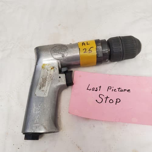Blue Point AT805KC 2200RPM 3/8" Air Pneumatic Drill AL25 - Thumbnail 7