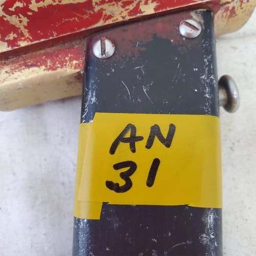 Vintage Pneumatic Rivet Gun Aircraft Tool AN31 - Thumbnail 2