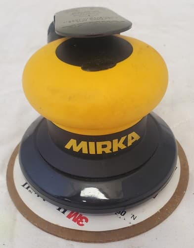 Heavy Duty Mirka Air Orbital Sander Auto Body Shop Tool for Paint Prep - Thumbnail 2