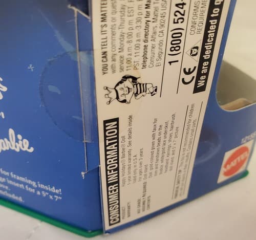 1994 Happy Holidays Barbie #12155 Special Edition in Gold & White Gown - Thumbnail 8