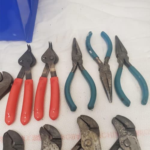 Lot of 13 Mixed Adjustable Pliers & Wrenches Grip Set LOT-71 - Thumbnail 5