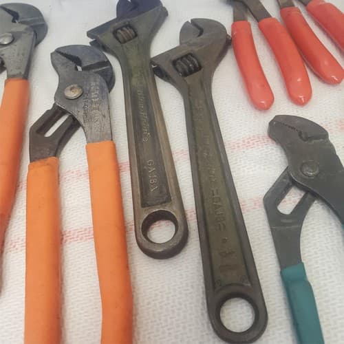 Lot of 13 Mixed Adjustable Pliers & Wrenches Grip Set LOT-71 - Thumbnail 8
