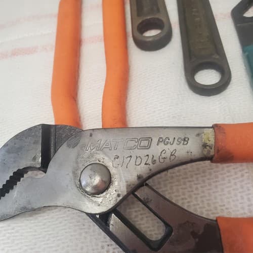 Lot of 13 Mixed Adjustable Pliers & Wrenches Grip Set LOT-71 - Thumbnail 10