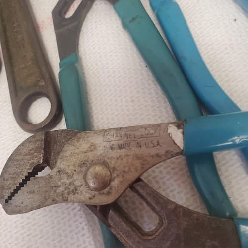 Lot of 13 Mixed Adjustable Pliers & Wrenches Grip Set LOT-71 - Thumbnail 11