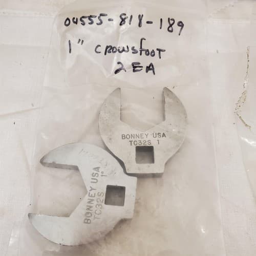 Lot of 8 Crowfoot Open End Wrench LOT-728 - Thumbnail 3