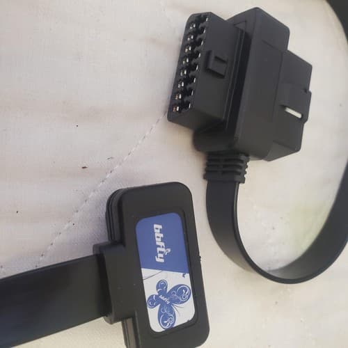 bbfly OBD-II Flat Ribbon Cable Extension Adapter Diagnostic Tool Splitter - Thumbnail 2