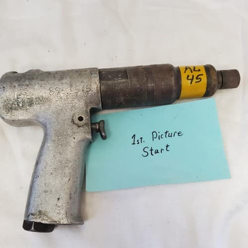 Vintage Pneumatic Aircraft Rivet Screw Gun Air Tool Industrial AL45 - Image 1