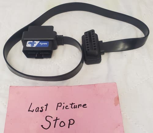 bbfly OBD-II Flat Ribbon Cable Extension Adapter Diagnostic Tool Splitter - Thumbnail 4