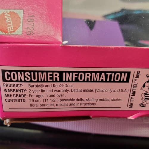 Barbie 1997 - Barbie & Ken Olympic USA Skater - Limited Edition - Thumbnail 6