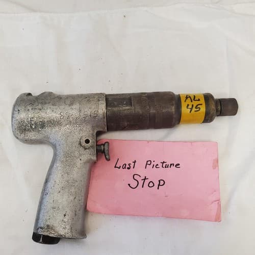 Vintage Pneumatic Aircraft Rivet Screw Gun Air Tool Industrial AL45 - Thumbnail 5