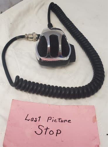 CB Radio Microphone Chrome 4-Pin Mic for Cobra Uniden Galaxy Radios - Thumbnail 5