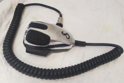 CB Radio Microphone Chrome 4-Pin Mic for Cobra Uniden Galaxy Radios - Thumbnail 3