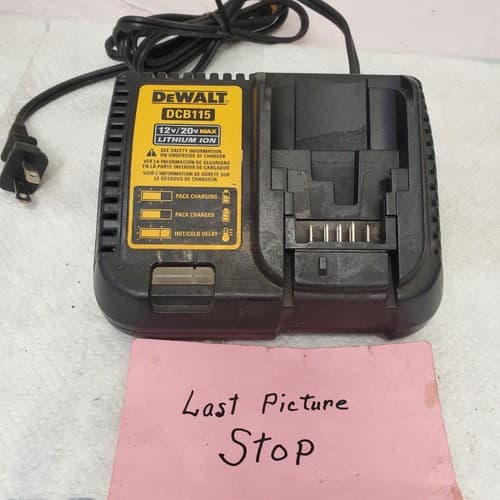 Dewalt DCB115 12V MAX 20V Lithium-Ion Battery Charger LOT-619 - Thumbnail 5