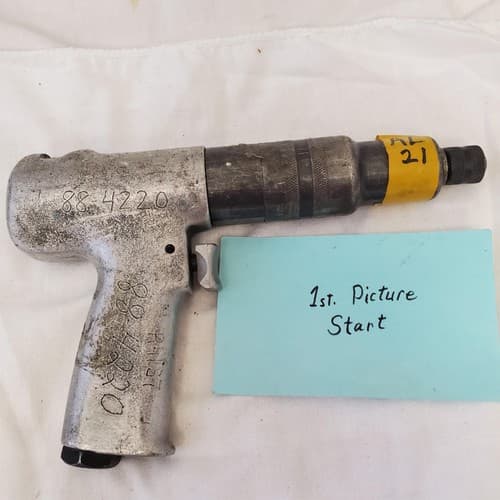 Vintage Pneumatic Aircraft Rivet Screw Gun Air Tool Industrial AL21 - Image 1