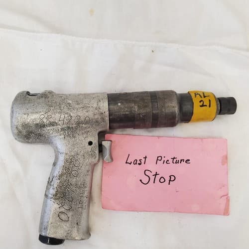 Vintage Pneumatic Aircraft Rivet Screw Gun Air Tool Industrial AL21 - Thumbnail 5