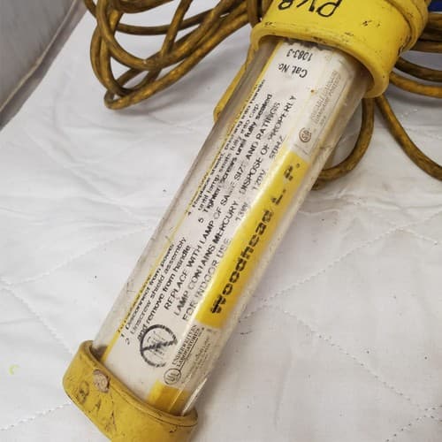 Fluorescent Portable Handheld Work Light , All Reptiles 8.5" Dome Lamp LOT-1068 - Thumbnail 8