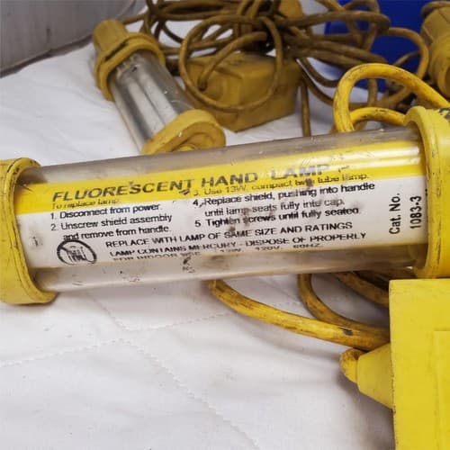 Fluorescent Portable Handheld Work Light , All Reptiles 8.5" Dome Lamp LOT-1068 - Thumbnail 7