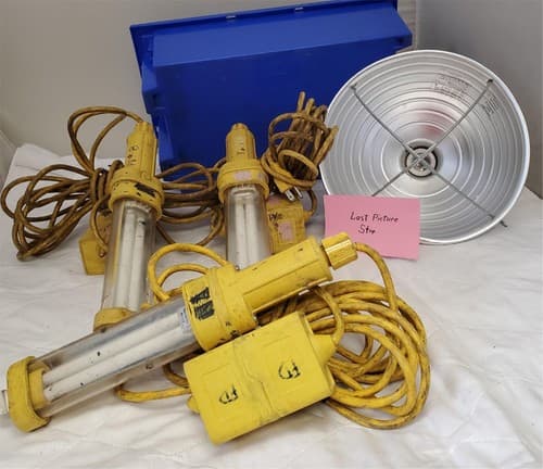 Fluorescent Portable Handheld Work Light , All Reptiles 8.5" Dome Lamp LOT-1068 - Thumbnail 14