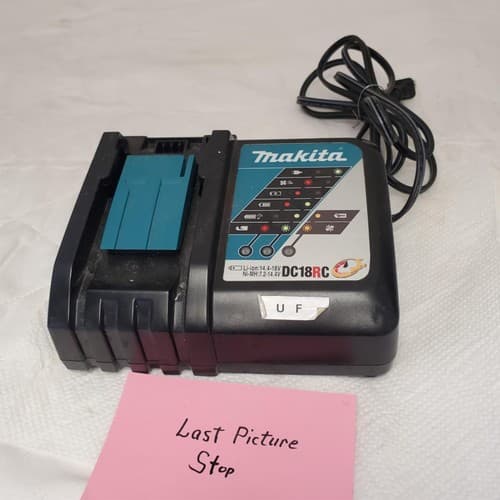 Makita DC18RC 7.2 V 14.4V 18 V Battery Rapid Charger LOT 437 - Thumbnail 5