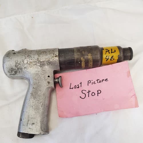 Vintage Pneumatic Aircraft Rivet Screw Gun Air Tool Industrial AL46 - Thumbnail 5
