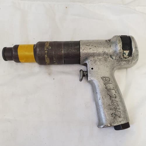 Vintage Pneumatic Aircraft Rivet Screw Gun Air Tool Industrial AL46 - Thumbnail 3