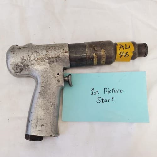 Vintage Pneumatic Aircraft Rivet Screw Gun Air Tool Industrial AL46 - Image 1