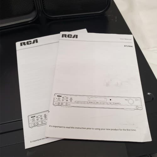 RCA RT2906 Home Theater Sound System with AV Receiver, Remote Cords & Wires - Thumbnail 2