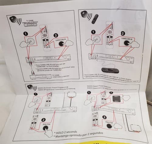 RCA RT2906 Home Theater Sound System with AV Receiver, Remote Cords & Wires - Thumbnail 4