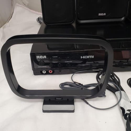 RCA RT2906 Home Theater Sound System with AV Receiver, Remote Cords & Wires - Thumbnail 8