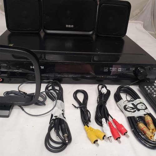 RCA RT2906 Home Theater Sound System with AV Receiver, Remote Cords & Wires - Thumbnail 9
