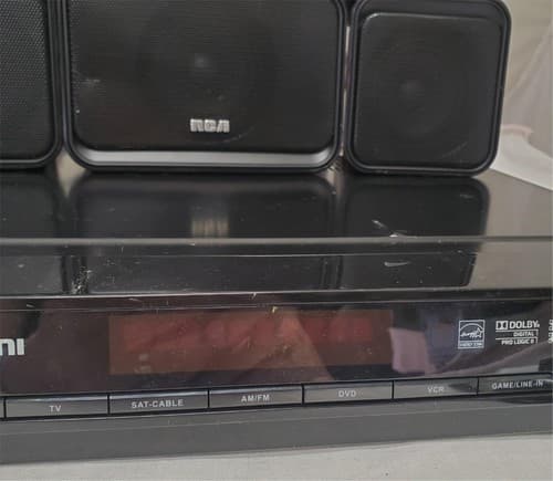 RCA RT2906 Home Theater Sound System with AV Receiver, Remote Cords & Wires - Thumbnail 13