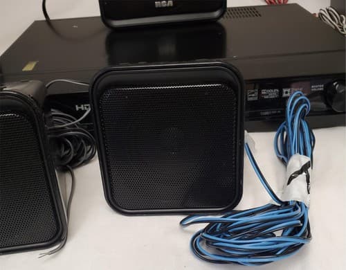 RCA RT2906 Home Theater Sound System with AV Receiver, Remote Cords & Wires - Thumbnail 19