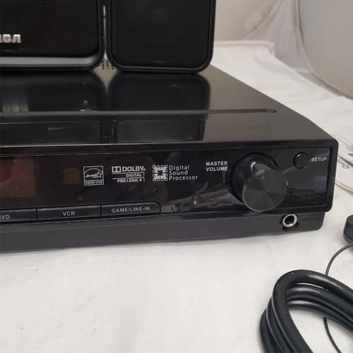 RCA RT2906 Home Theater Sound System with AV Receiver, Remote Cords & Wires - Thumbnail 14