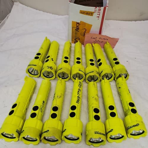 Lot of 14 Nightstick LED Flashlights Light Lamp Torch 4 AA Msha LED Bulb LOT-957 - Image 1