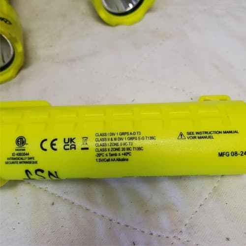 Lot of 14 Nightstick LED Flashlights Light Lamp Torch 4 AA Msha LED Bulb LOT-957 - Thumbnail 9