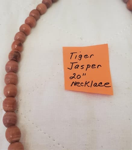 20" Tiger Jasper Necklace - Thumbnail 3