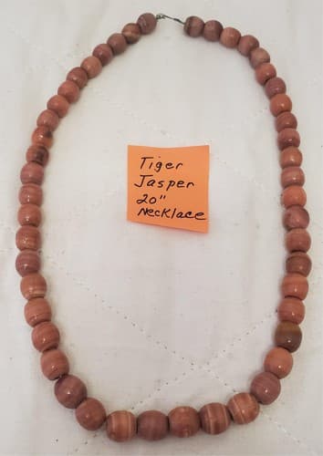 20" Tiger Jasper Necklace - Thumbnail 2