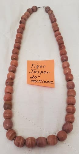 20" Tiger Jasper Necklace - Thumbnail 4