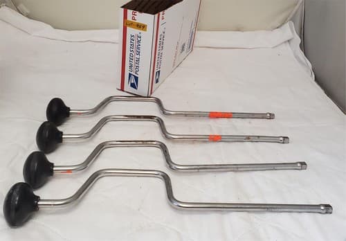 Vintage 2 Piece VSeries Speeder Wrench Set 3/8'' Dr Gray & Chrome Knob LOT-959 - Image 1