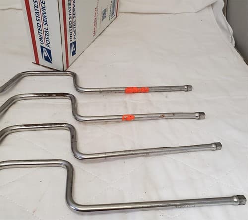 Vintage 2 Piece VSeries Speeder Wrench Set 3/8'' Dr Gray & Chrome Knob LOT-959 - Thumbnail 5