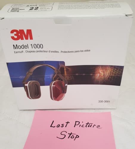 Earmuff Model 1000 Hearing Protection Noise Reduction Rating 22 Lot-493 - Thumbnail 8