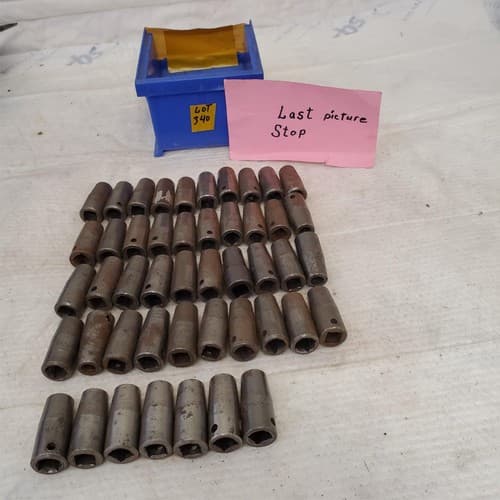 Lot of Assorted Drive 6 Point Semi Deep Impact Socket LOT 340 - Thumbnail 6