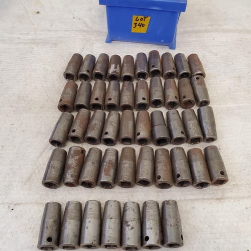 Lot of Assorted Drive 6 Point Semi Deep Impact Socket LOT 340 - Thumbnail 3