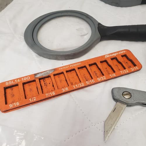 Assorted Measuring Tapes, Cutting Tools, Magnifiers & Blades Hand Tool LOT-546 - Thumbnail 12