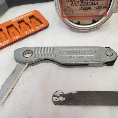 Assorted Measuring Tapes, Cutting Tools, Magnifiers & Blades Hand Tool LOT-546 - Thumbnail 11