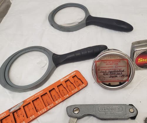 Assorted Measuring Tapes, Cutting Tools, Magnifiers & Blades Hand Tool LOT-546 - Thumbnail 13