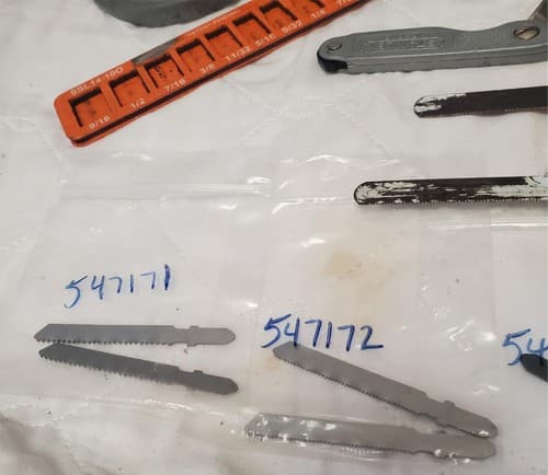 Assorted Measuring Tapes, Cutting Tools, Magnifiers & Blades Hand Tool LOT-546 - Thumbnail 5