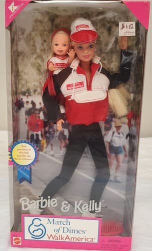 1998 Barbie & Kelly Walk America Doll Set March of Dimes Kmart Special Edition - Thumbnail 2