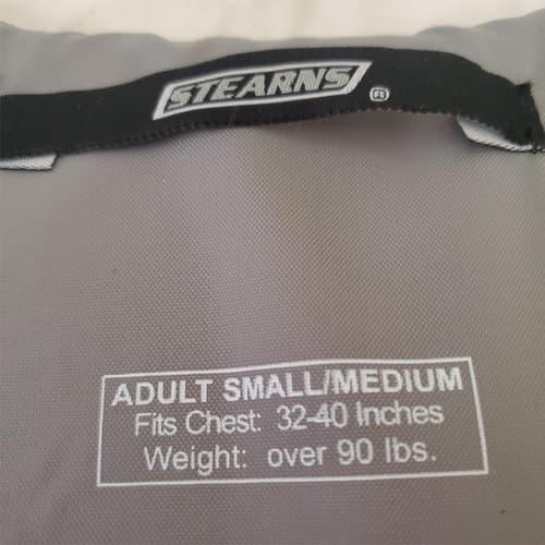 Stearns Watersports Life Jacket Catalog 6601 Type 3 PFD Adult S/M 32-40 Inches 4 - Thumbnail 5